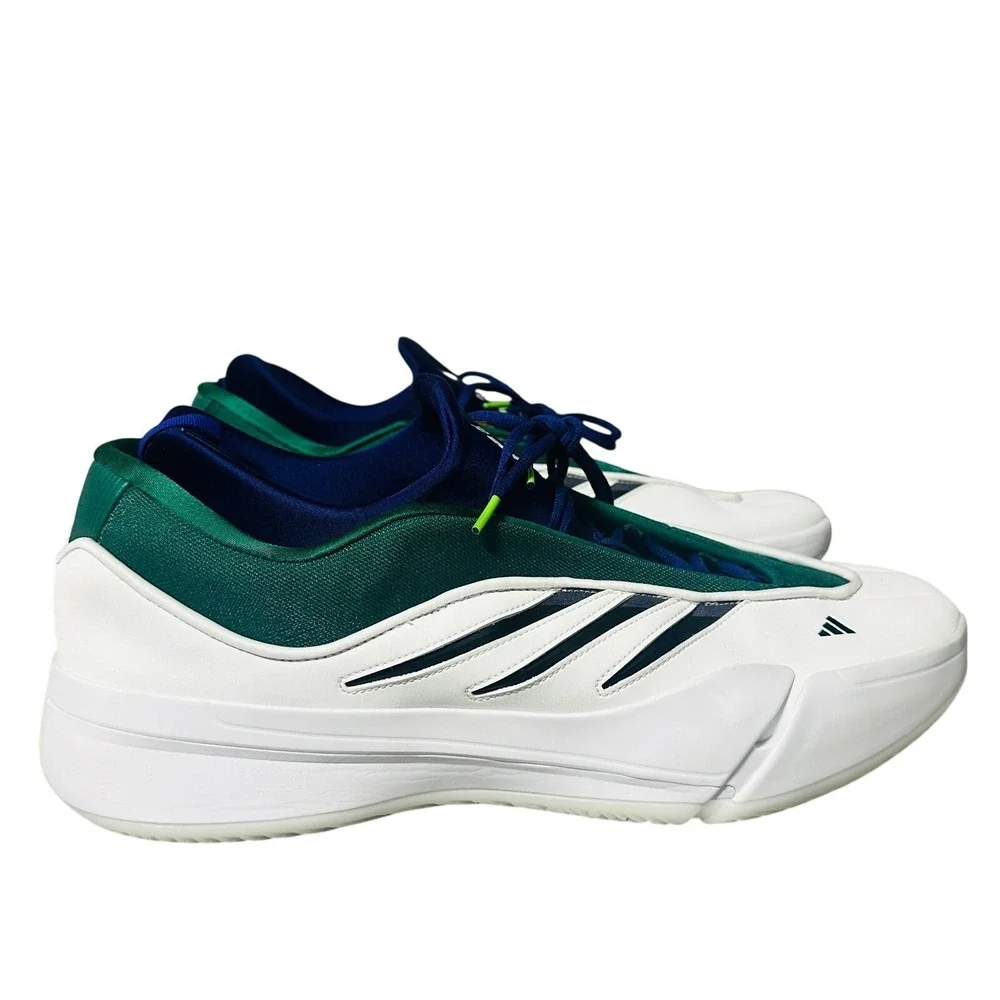 Adidas Dame 9 Basketball Shoes Men's 20 Milwaukee Bucks White‎ Green IG6603 NWOB